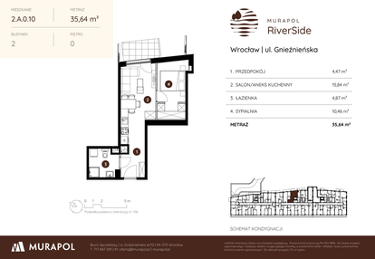 Mieszkanie w inwestycji: Murapol RiverSide