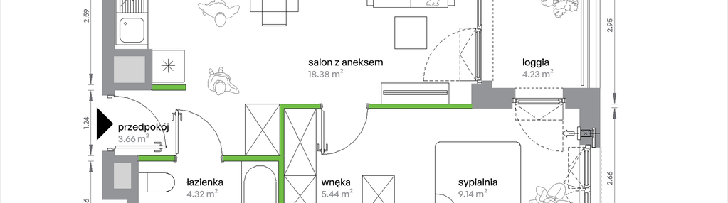 Mieszkanie w inwestycji: Sochaczewska Vita