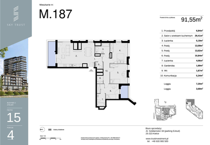 Mieszkanie w inwestycji: Sky Trust etap II