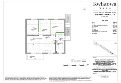 Mieszkanie w inwestycji: Kwiatowa Oaza