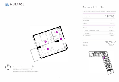 Mieszkanie w inwestycji: Murapol Havelia