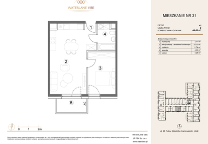 Mieszkanie w inwestycji: Waterlane Vibe