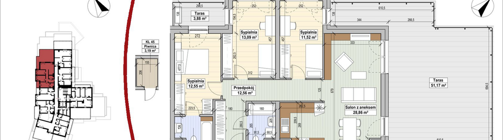 Mieszkanie w inwestycji: Apartamenty Wywrockiego 11