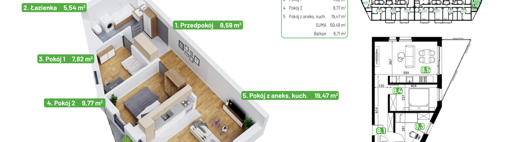 Mieszkanie w inwestycji: Zielone Tarasy