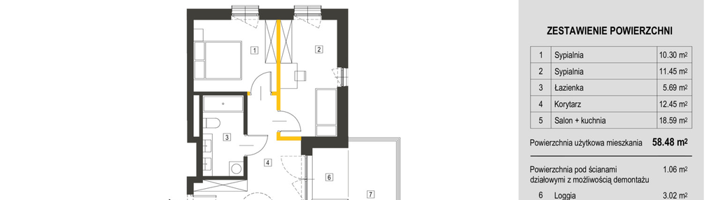 Mieszkanie w inwestycji: Apartamenty Dębowa