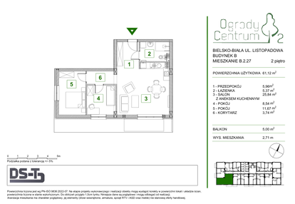 Mieszkanie w inwestycji: Ogrody Centrum 2