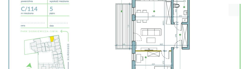 Mieszkanie w inwestycji: Flora Śródmieście
