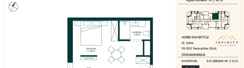 Mieszkanie w inwestycji: Infinity Mountain Resort etap 2