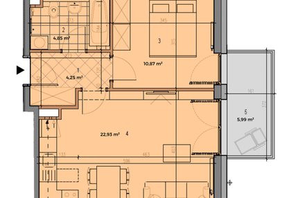 Mieszkanie w inwestycji: Partynice House II budynek P i R