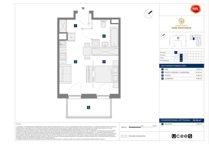 Mieszkanie w inwestycji: Apartamenty Park Matecznego Etap 2.2