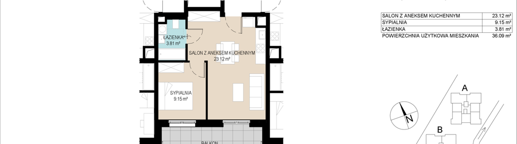 Mieszkanie w inwestycji: Wzgórze Gustawa