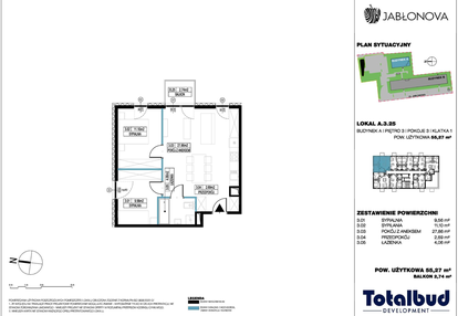 Mieszkanie w inwestycji: Jabłonova