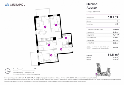 Mieszkanie w inwestycji: Murapol Agosto