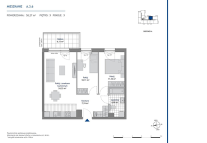 Mieszkanie w inwestycji: Linea bud. A