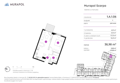 Mieszkanie w inwestycji: Murapol Scarpa