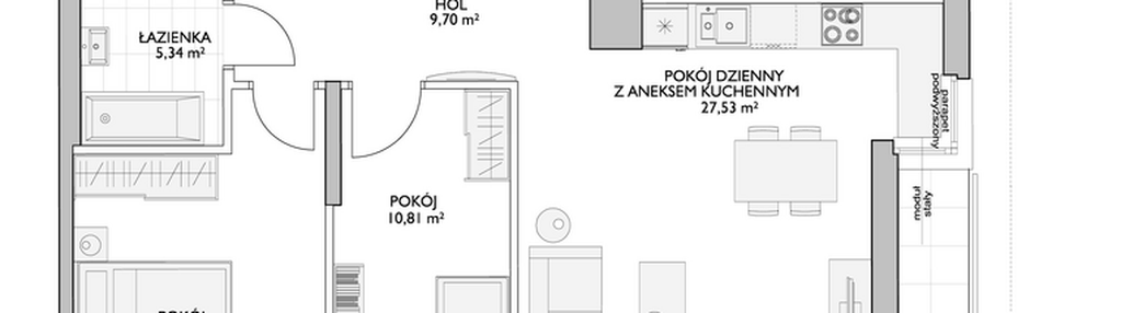 Mieszkanie w inwestycji: Wiszące Ogrody
