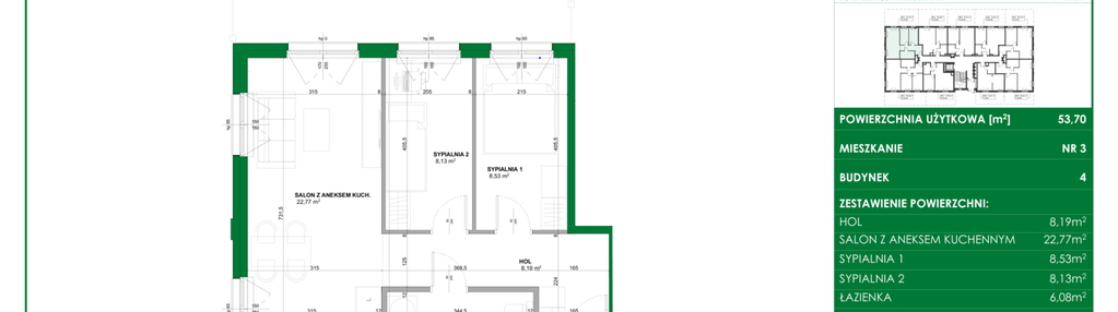 Mieszkanie w inwestycji: Osiedle Polna bud. 4