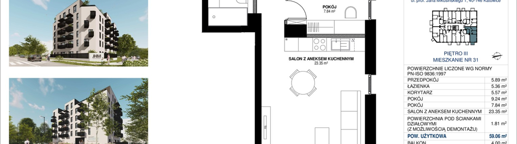 Mieszkanie w inwestycji: Apartamenty Mikusińskiego