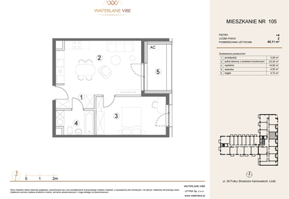 Mieszkanie w inwestycji: Waterlane Vibe