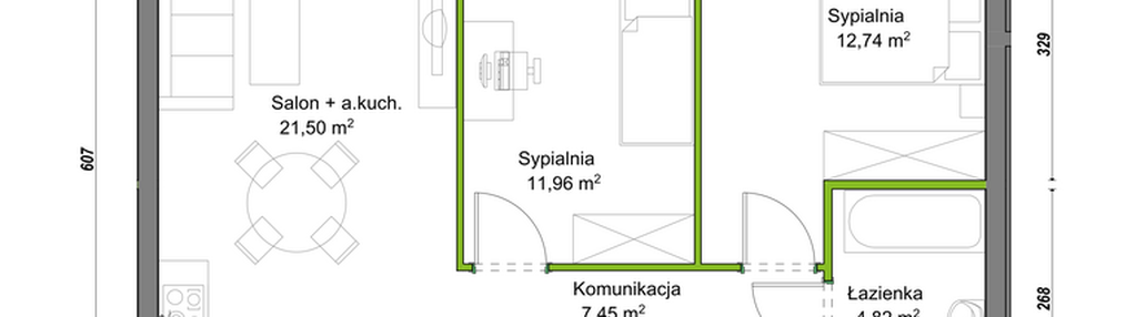 Mieszkanie w inwestycji: Orawska Vita