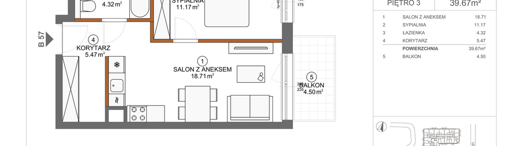 Mieszkanie w inwestycji: Apartamenty Rusałki