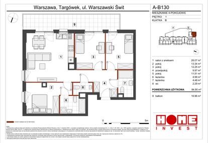 Mieszkanie w inwestycji: Warszawski Świt etap VII