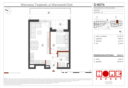 Mieszkanie w inwestycji: Warszawski Świt etap VI