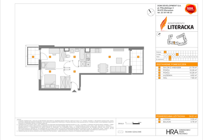 Mieszkanie w inwestycji: Apartamenty Literacka etap 2.2