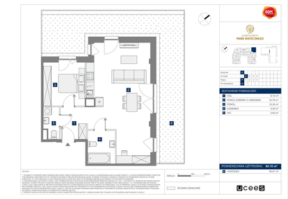 Mieszkanie w inwestycji: Apartamenty Park Matecznego Etap 2.2
