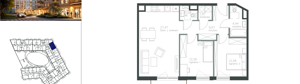 Mieszkanie w inwestycji: Piano