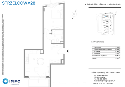 Mieszkanie w inwestycji: Strzelców 28