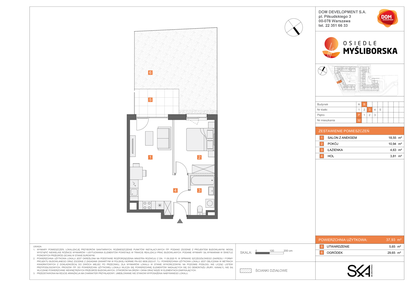 Mieszkanie w inwestycji: Osiedle Myśliborska