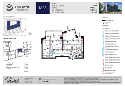 Mieszkanie w inwestycji: Chodźki Residence 2