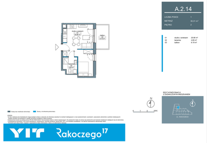 Mieszkanie w inwestycji: Rakoczego 17