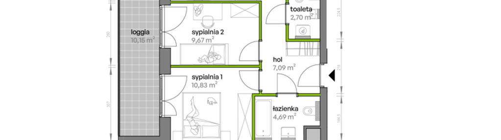 Mieszkanie w inwestycji: Ptasia Vita