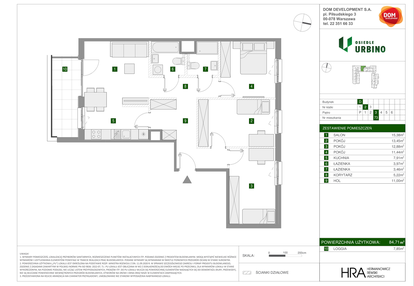 Mieszkanie w inwestycji: Osiedle Urbino etap 1.4