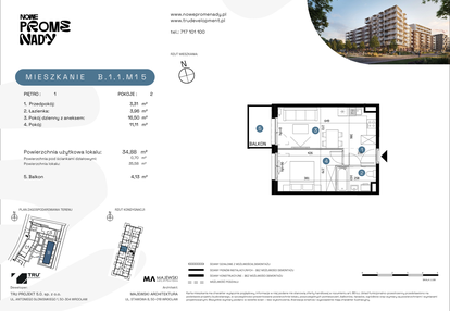 Mieszkanie w inwestycji: Nowe Promenady etap II