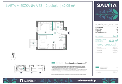 Mieszkanie w inwestycji: Osiedle Salvia