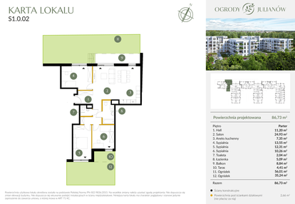 Mieszkanie w inwestycji: Ogrody Julianów