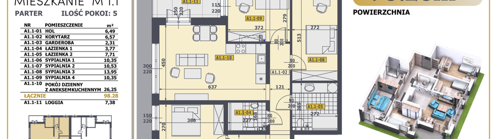 Mieszkanie w inwestycji: Osiedle Sosnowa G