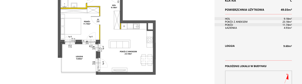Mieszkanie w inwestycji: Metro Art 13