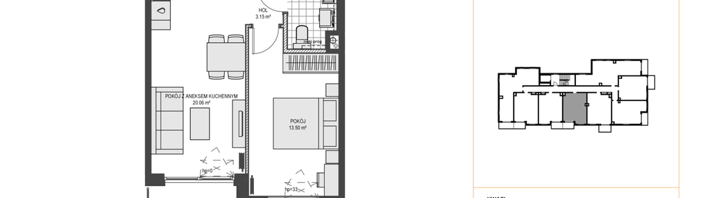 Mieszkanie w inwestycji: Przystań Brzeźno etap 1.2