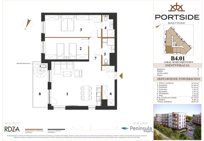 Mieszkanie w inwestycji: Portside Bałtycka