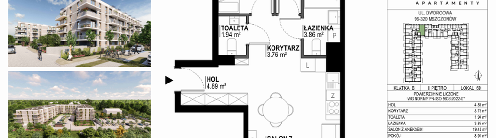 Mieszkanie w inwestycji: Nova Dworcowa