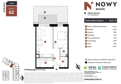 Mieszkanie w inwestycji: Nowy Reden