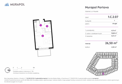 Mieszkanie w inwestycji: Murapol Portovo etap II