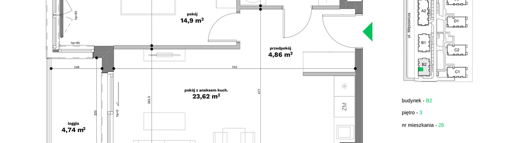 Mieszkanie w inwestycji: Forma Otwarta etap II