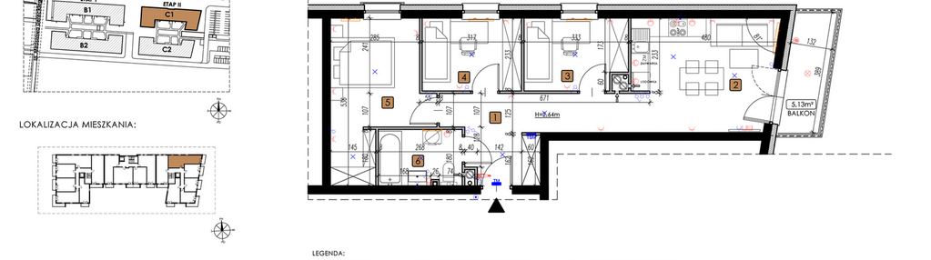 Mieszkanie w inwestycji: Koncertowe Wzgórze etap II