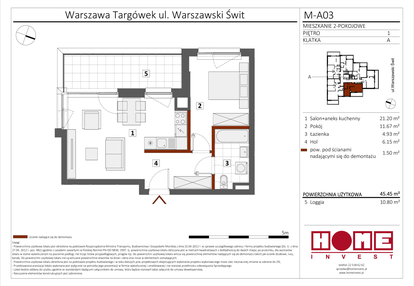 Mieszkanie w inwestycji: Warszawski Świt etap IV