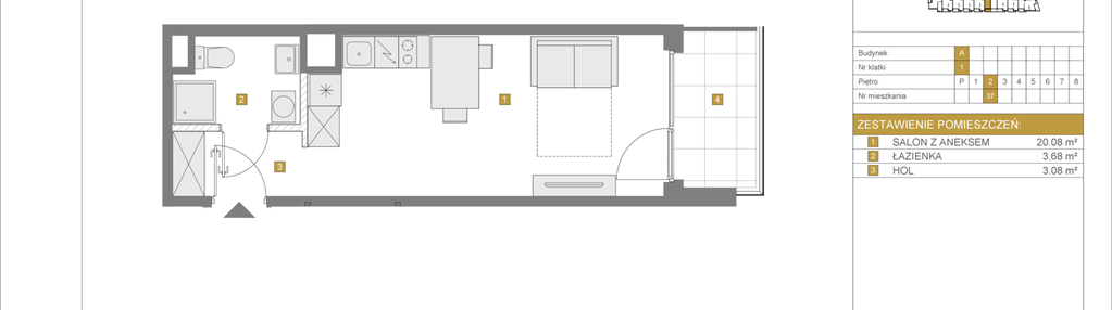 Mieszkanie w inwestycji: Apartamenty Grzybowska 11